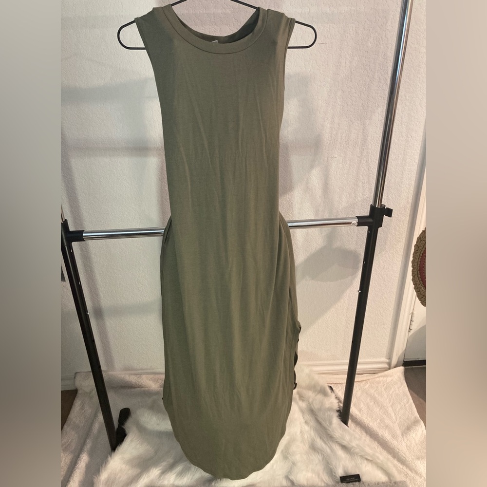 Jersey long casual dress